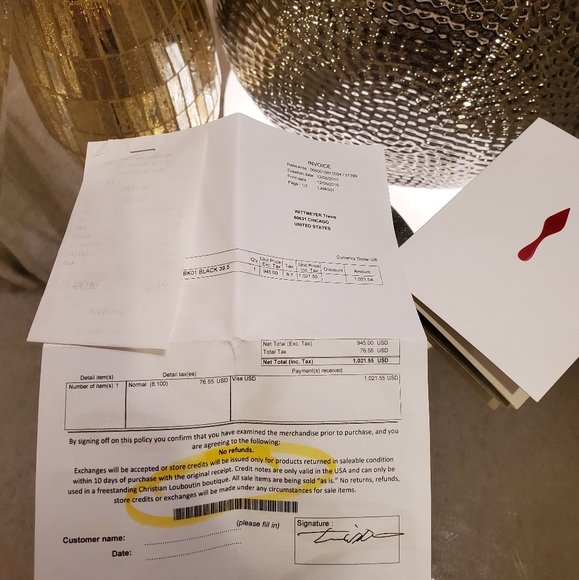 Christian Loubioutin LADY PEEP 150 PATENT HEELS - Picture 7 of 8